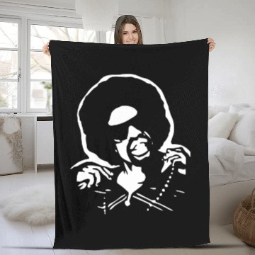 Discover Mac Dre Airbrush Stencil Fleece Blankets
