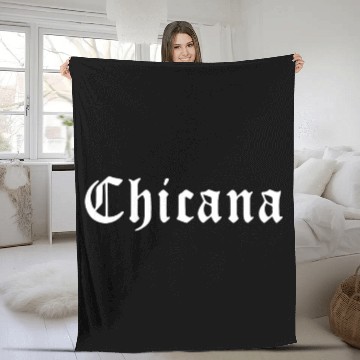 Discover Chicana Fleece Blankets Latina Feminist Latina Power Gift for