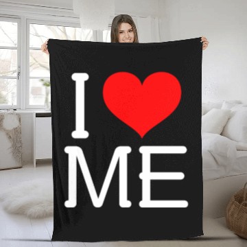 Discover i love me Fleece Blankets