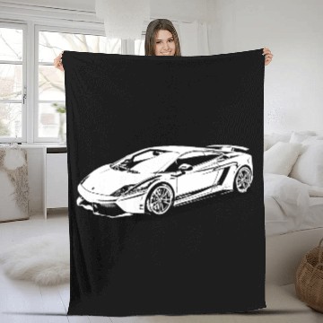 Discover nice supercar tees Fleece Blankets
