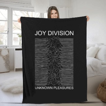 Discover Joy Division Unknown Pleasures Fleece Blankets