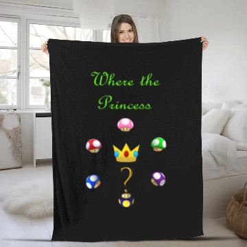 Discover Princess Peach Fleece Blankets