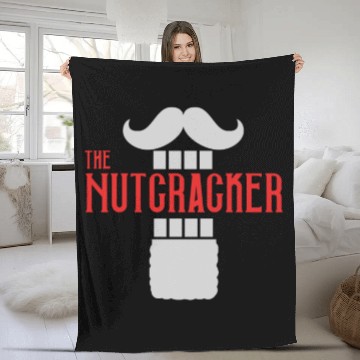 Discover The Nutcracker Ballet Beard for dark Fleece Blankets
