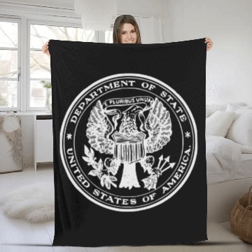 Discover US Dept of State Seal Fleece Blankets