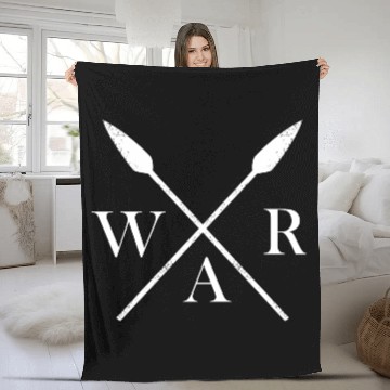 Discover War (Sparta) Fleece Blankets