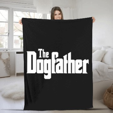 Discover dog father Fleece Blankets