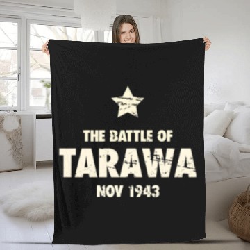 Discover Battle Of Tarawa - World War 2 / WWII Fleece Blankets