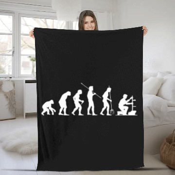 Discover Plumber Evolution Fleece Blankets