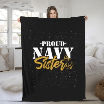 Discover Sister Big Sister Family Sissy Siblings Gift Elder Fleece Blankets