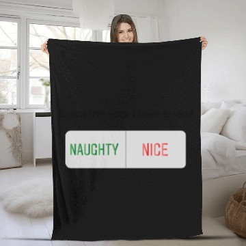 Discover Naughty or Nice Fleece Blankets