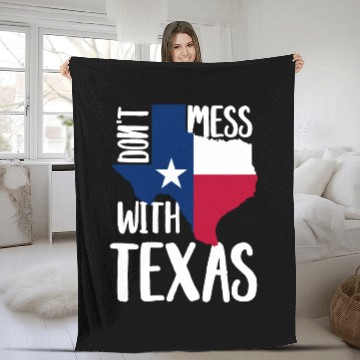 Discover Texas Fleece Blankets