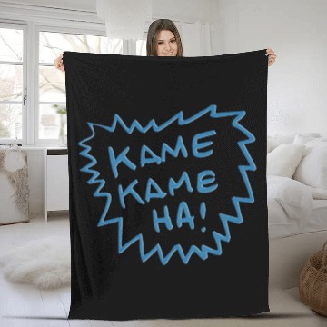 Discover Dragon ball z texto Fleece Blankets