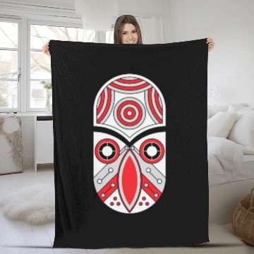 Discover ornamental aztec tribal Fleece Blankets