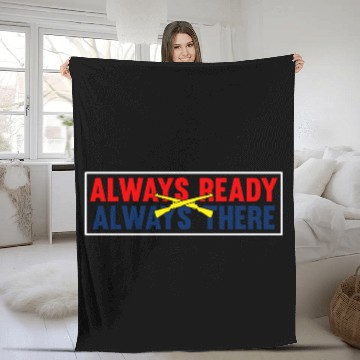 Discover Always ready always there national guard Fleece Blankets