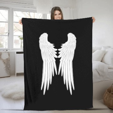 Discover Angel Wings Fleece Blankets