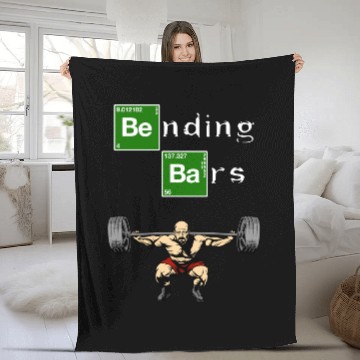 Discover Bending Bars Walter White Gym Motivation Fleece Blankets
