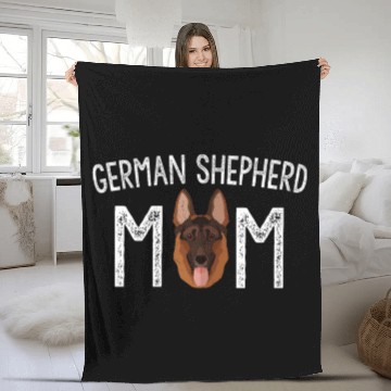 Discover German Shepherd Mom Dog German Shepherd Lovers Gif Fleece Blankets