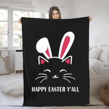 Discover Happy Easter April Fools Day Fleece Blankets