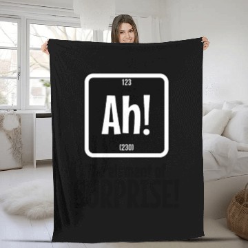Discover ah element of surprise Fleece Blankets