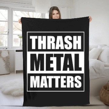 Discover THRASH METAL Fleece Blankets