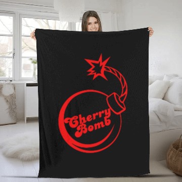 Discover Cherry Bomb Fleece Blankets