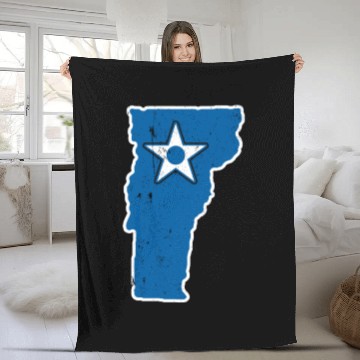 Discover Vermont Air Force Security Forces Fleece Blankets