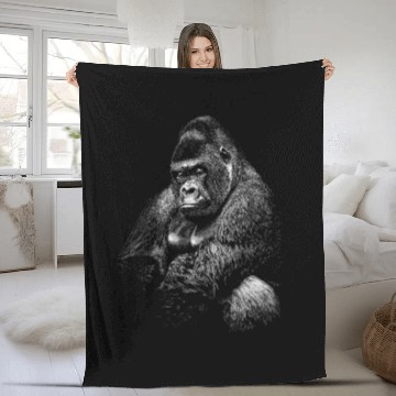 Discover Gorilla Fleece Blankets