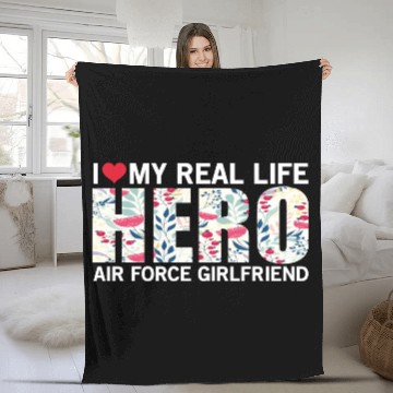 Discover Air force Girlfriend Fleece Blankets!