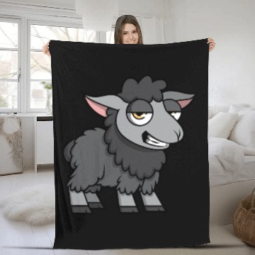 Discover Black Sheep Fleece Blankets