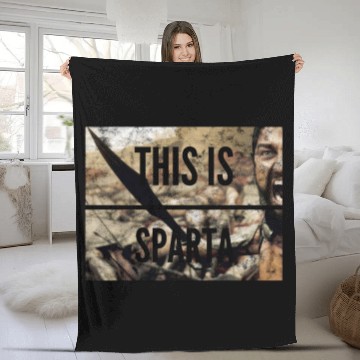 Discover This Sparta Washed Fleece Blankets