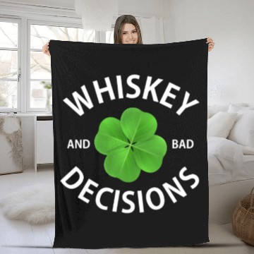 Discover Green Irish Shamrock Fleece Blankets St Patricks Day