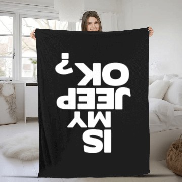 Discover is my jeep ok drive jeep Fleece Blankets