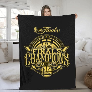 Discover Golden State Warriors Finals Champions 2017 Fleece Blankets
