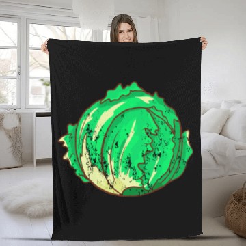 Discover Retro Vintage Grunge Style Lettuce Fleece Blankets