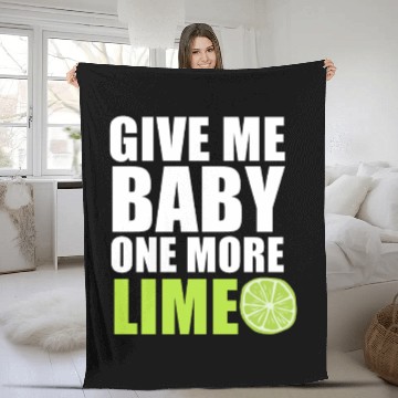 Discover Lime Fleece Blankets