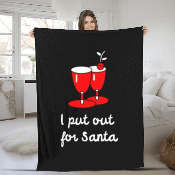Discover I Put Out For Santa Fleece Blankets Christmas Holiday Funn