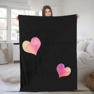 Discover Mother Love Mother's Day Grandma Easter Gift Fleece Blankets