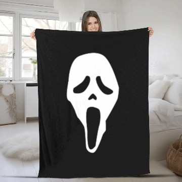 Discover Scream Ghostface Fan Fleece Blankets