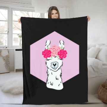 Discover Funny Llama Llama Fleece Blankets | Perfect gift ideas