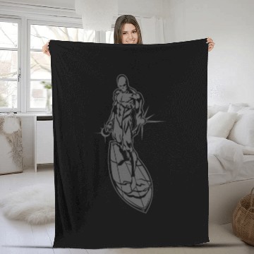Discover Silver Surfer Fleece Blankets