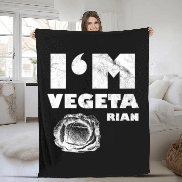 Discover Vegeta Vegetarian Fleece Blankets