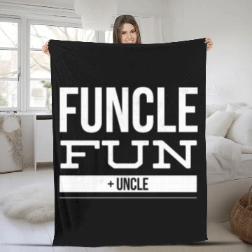 Discover Funcle design - the FUN Uncle Fleece Blankets