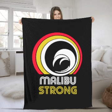 Discover Malibu Strong 3D Fleece Blankets