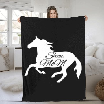 Discover Pony Horse Riding Girlfriend Gift Love Funny Fleece Blankets