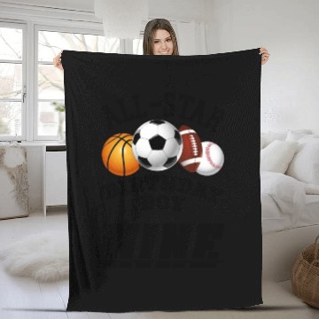 Discover All-Star Birthday Boy/9th Birthday Sport Fleece Blankets