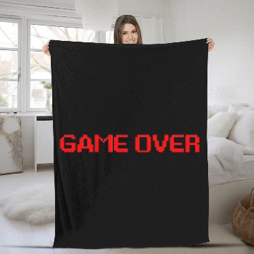 Discover GAME OVER Fleece Blankets