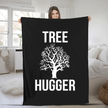 Discover Tree Hugger Tree Hugging Earth Day Hug Trees Fleece Blankets