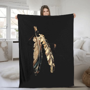 Discover Southwest Native American Indian Tribal Art Fleece Blankets