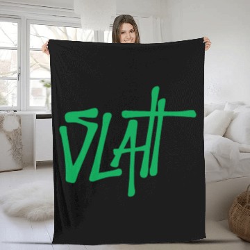 Discover Slatt young thug clothing Fleece Blankets