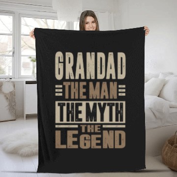Discover Grandad The Man The Legend Fleece Blankets